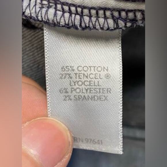 J. Jill high rise straight jeans 8 dark wash stretch luxurious comfy silknsoft - Picture 5 of 14